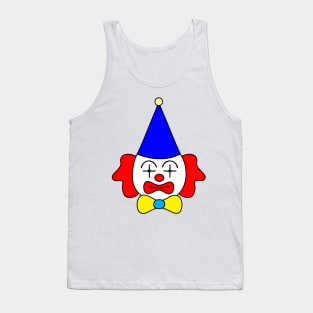 Clown - funny face. Tank Top